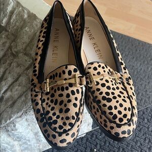 Anne Klein Animal Print Loafers